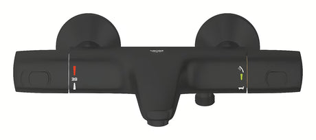 Grohe Precision Trend termostatska miješalica za kadu u mat crnoj boji pro za zidnu ugradnju