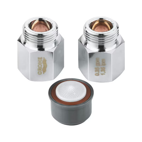 Štedni set Grohe s kromiranim perlatorom i regulatorom protoka pro M22/24 perlatori