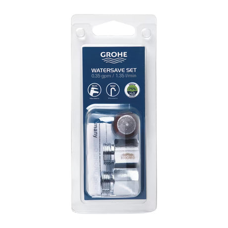 Štedni set Grohe s kromiranim perlatorom i regulatorom protoka pro M22/24 perlatori