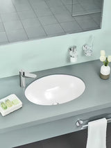 Kromirana jednoručna baterija miješalica za umivaonik Grohe bauedge s klik-klak odvodom
