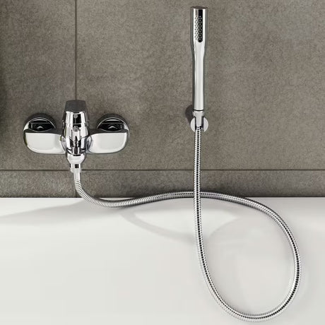 Fiksni zidni nosač ručnog tuša Grohe Rainshower u krom izvedbi s rozetom