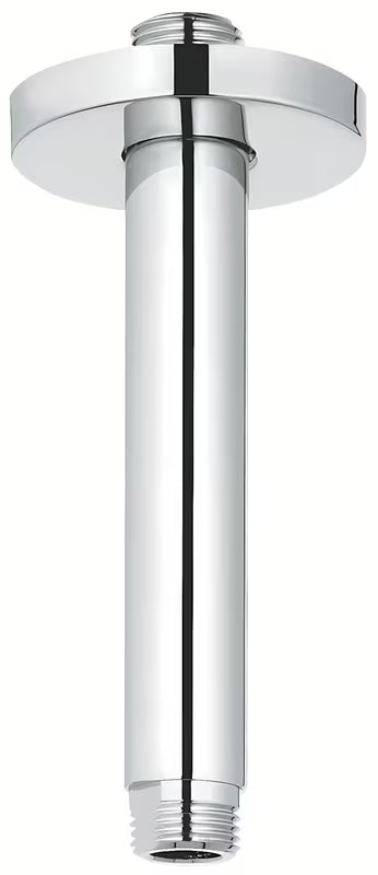Stropna nosač nadglavnog tuša Grohe Rainshower u krom izvedbi, duljina 142 mm