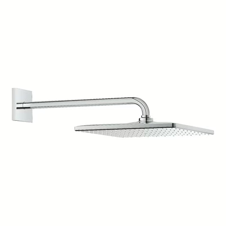 Kromirana nadglavni tuš Grohe Rainshower 310 Mono Cube s tuš krakom pro za zidnu montažu