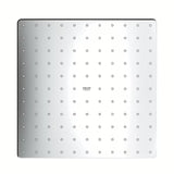 Kromirana nadglavni tuš Grohe Rainshower 310 Mono Cube četvrtastog oblika s načinom rada PureRain.