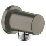 Podžbukni priključak tuševi Grohe Rainshower neutral s okruglom rozetom u završnoj obradi brushed hard graphite
