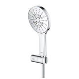 Kromirani tuš set Grohe Rainshower smartactive 130 s ručnom tuš slušalicom, držačem i crijevom 1500 mm