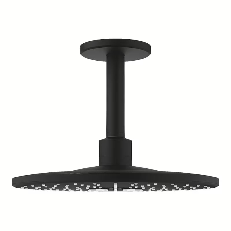 Nadglavni tuš Grohe Rainshower smartactive 310 Phantom Black s tuš krakom i dva načina mlaza