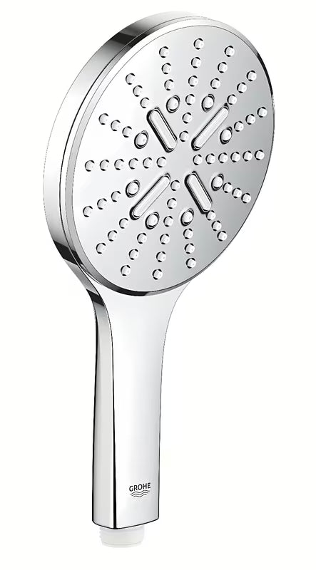 Kromirani ručni tuš Grohe Rainshower smartactive s 3 funkcije i promjerom 13