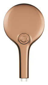 Ručni tuš Grohe Rainshower 130 SmartActive u završnoj obradi warm sunset s tri vrste mlaza.