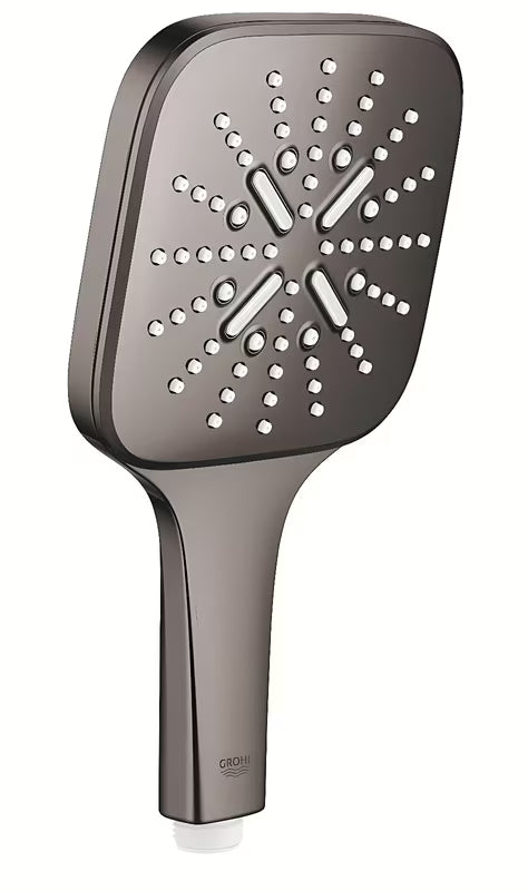 Ručna tuš slušalica Grohe Rainshower 130 SmartActive Cube u završnoj obradi hard graphite