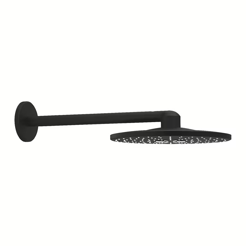 Grohe Rainshower smartactive nadglavni tuš sa zidnim krakom tuša 430 mm u boji phantom black