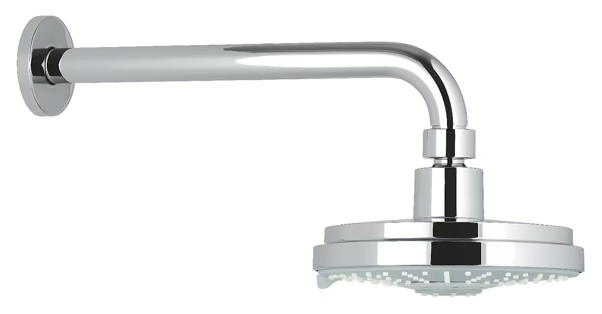 Kromirani metalni nosač nadglavnog tuša Grohe Rainshower duljine 286 mm pro nadglavni tuš