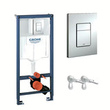Grohe Rapid SL set 3 u 1 s podžbuknim vodokotlićem GD 2 i kromiranom tipkom za ispiranje Even