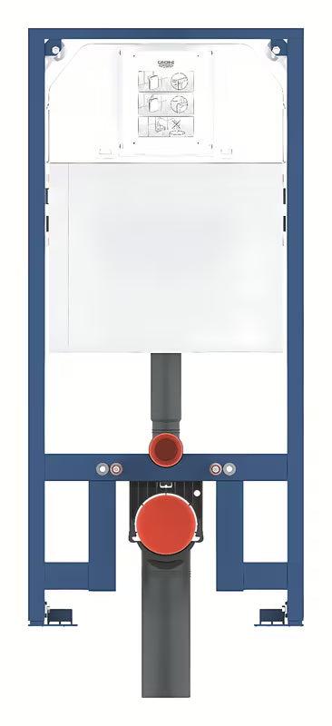 Grohe Rapid SL Slim podžbukni vodokotlić za WC s unaprijed montiranim čeličnim okvirom pro za lagane pregradne zidove