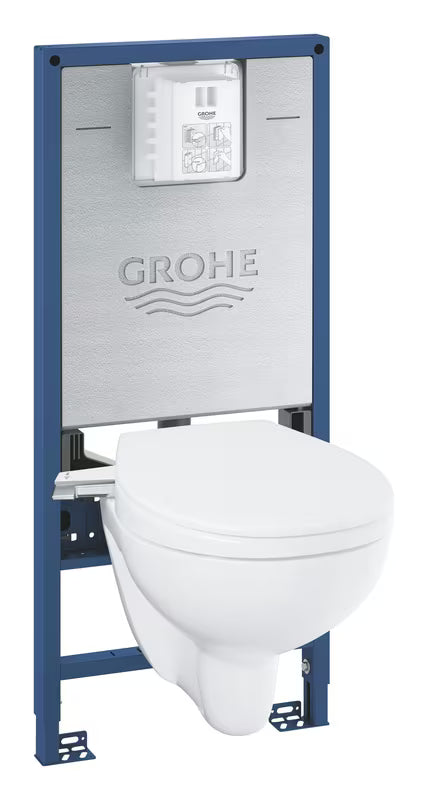 Instalacijski sustav Grohe Rapid SLX s podžbuknim vodokotlićem pro viseća WC školjka i pripremom pro za tuš WC