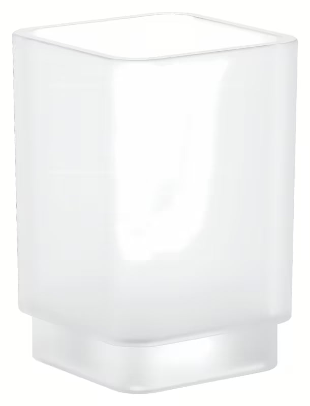 Staklena čaša Grohe Selection Cube za četkice i zubnu pastu za kupaonicu