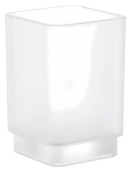 Staklena čaša Grohe Selection Cube za četkice i zubnu pastu za kupaonicu