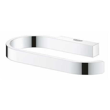 Kromirani držač toaletnog papira Grohe Selection bez poklopca sa skrivenim zidnim pričvršćenjem.