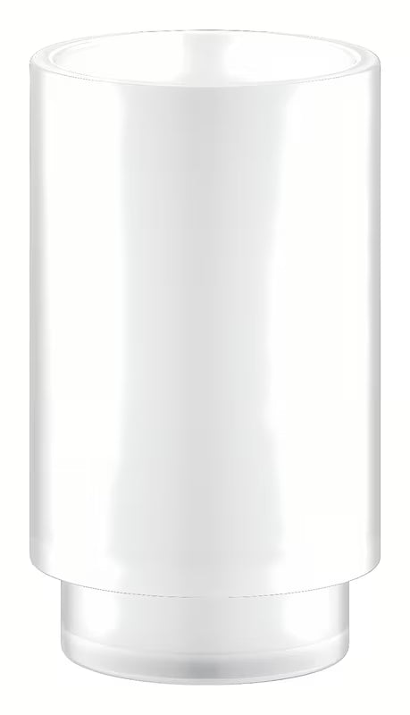 Staklena čaša Grohe Selection pro u kombinaciji s držačem u kupaonskoj seriji Selection.