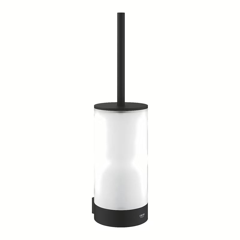 Zidna set WC četke Grohe Selection u boji phantom black sa skrivenim pričvršćenjem