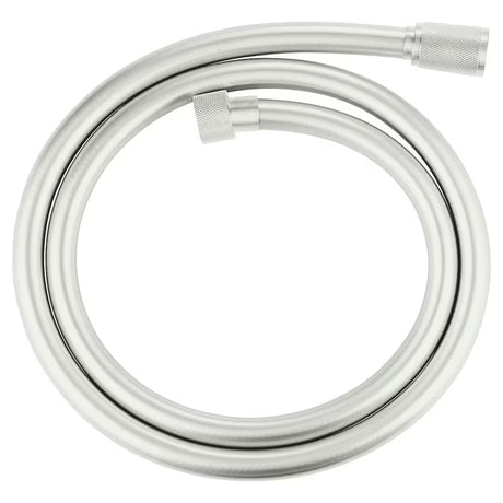 Tuš crijevo Grohe Silverflex 1250 mm s mat površinom Grohe supersteel i TwistFree priključkom protiv uvijanja.