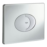 Krom tipka za aktiviranje Grohe Skate Air pro za podžbukne vodokotliće s dvokoličinskim ispiranjem i funkcijom start/stop
