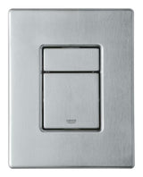 Tipka za Aktiviranje Grohe Skate Cosmopolitan od plemenitog čelika s dvokoličinskim ispiranjem i skrivenim pričvršćenjem