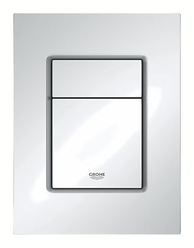 Ispirna tipka Grohe Skate Cosmopolitan S u mat krom izvedbi pro podžbukni vodokotlići