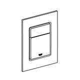 Ispirna tipka Grohe Skate Cosmopolitan S u izvedbi brušeni Cool Sunrise pro podžbukni vodokotlići