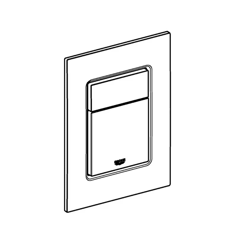 Ispirna tipka Grohe Skate Cosmopolitan S u izvedbi brušeni Cool Sunrise pro podžbukni vodokotlići