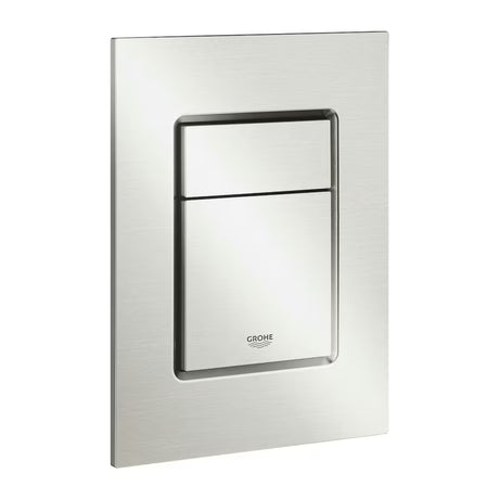 Ispirna tipka Grohe Skate Cosmopolitan S u mat izvedbi stainless pro podžbukni vodokotlići