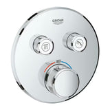 Kromirana podžbukna termostatska miješalica za tuš Grohe Grohtherm smartcontrol s upravljanjem smartcontrol