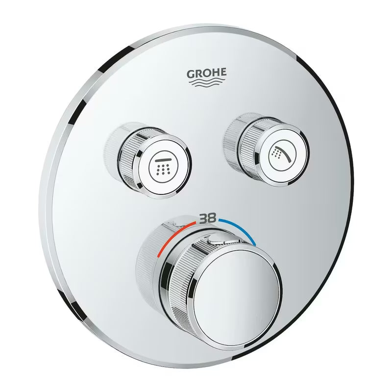 Kromirana podžbukna termostatska miješalica za tuš Grohe Grohtherm smartcontrol s upravljanjem smartcontrol