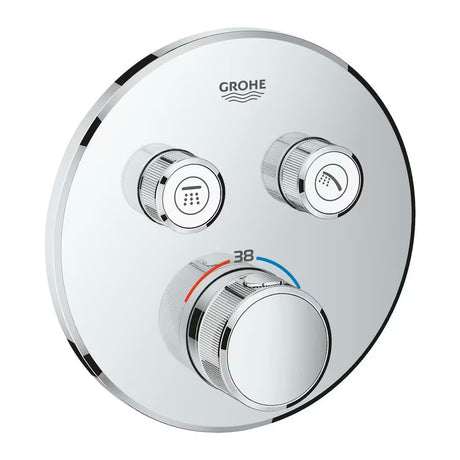 Kromirana podžbukna termostatska miješalica za tuš Grohe Grohtherm smartcontrol s upravljanjem smartcontrol