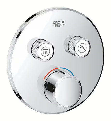 Podžbukna miješalica za tuš Grohe Smart Control u krom izvedbi s upravljanjem smartcontrol