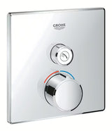 Podžbukna termostatska miješalica za tuš Grohe Smart Control u krom izvedbi s upravljanjem smartcontrol.