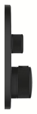 Podžbukna miješalica za tuš Grohe smartcontrol u izvedbi phantom black s upravljanjem na tipku