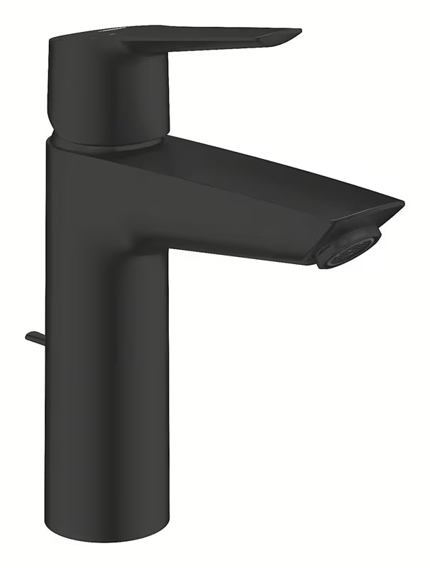 Grohe Start umivaonička jednoručna baterija s odvodom u crnoj mat boji