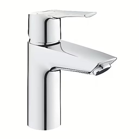 Kromirana jednoručna baterija miješalica za umivaonik Grohe Start sa štednjom vode i klik-klak odvodnim ventilom