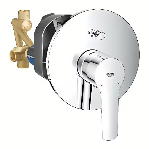 Grohe Start podžbukna tuš i miješalica za kadu u krom izvedbi s ručicom