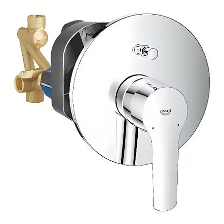Grohe Start podžbukna tuš i miješalica za kadu u krom izvedbi s ručicom