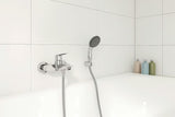 Kromirana zidna jednoručna baterija miješalica za kadu Grohe Start s automatskim prebacivanjem kada/tuš