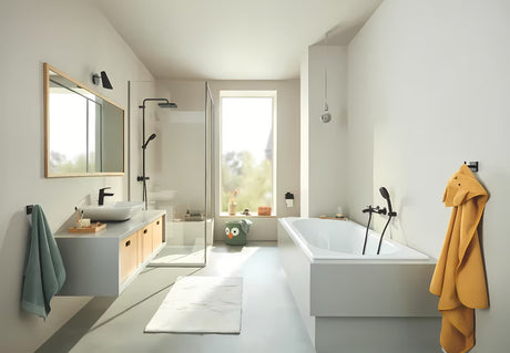 Grohe Start Cube držač toaletnog papira s poklopcem u mat crnoj boji sa skrivenim pričvršćenjem