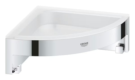 Kutna polica Grohe Start Cube Accessories u krom izvedbi