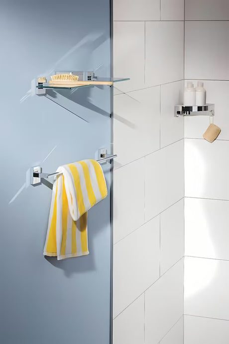 Kutna polica Grohe Start Cube Accessories u krom izvedbi