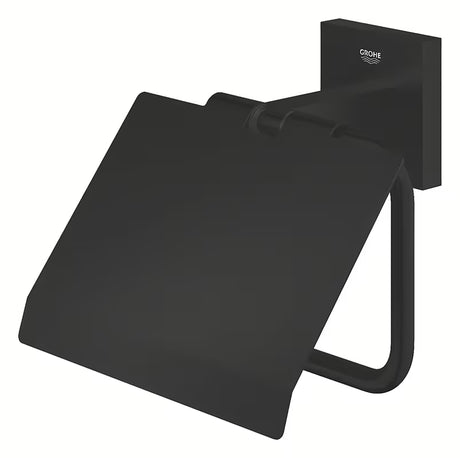 Grohe Start Cube držač toaletnog papira s poklopcem u mat crnoj boji sa skrivenim pričvršćenjem