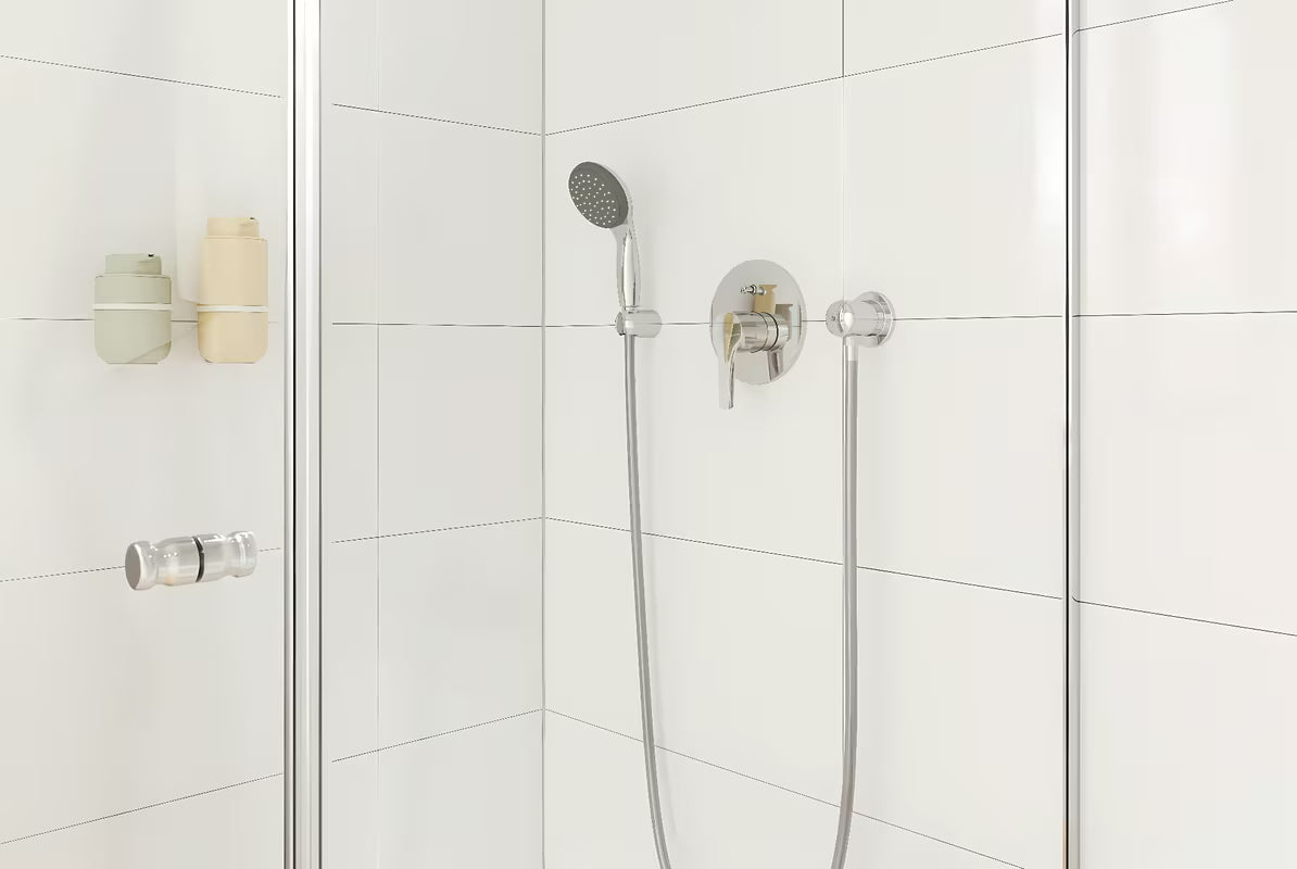 Grohe Start podžbukna tuš i miješalica za kadu u krom izvedbi s ručicom