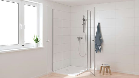 Jednoručna Baterija zidna miješalica za tuš Grohe Start u krom izvedbi s tehnologijom Grohe SilkMove