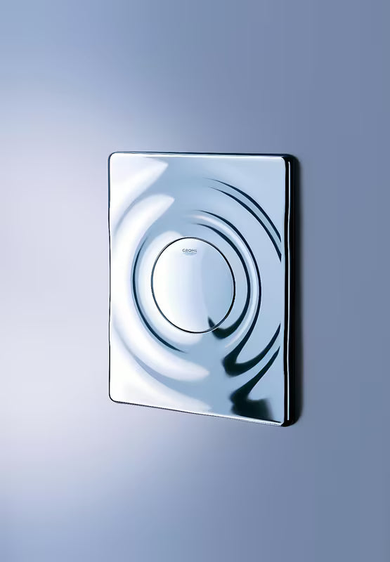 Kromirana tipka za aktiviranje Grohe Surf pro s ručnom aktivacijom i tipkastim upravljanjem ispiranjem