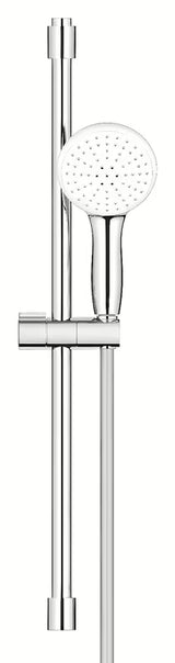 Kromirani tuš set Grohe Tempesta s tehnologijama Water Saving i DreamSpray pro ravnomjeran mlaz vode.